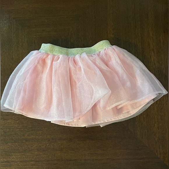Disney Princess | Pink Tulle Skirt with Gold Waistband | baby 18 mo - Picture 1 of 5